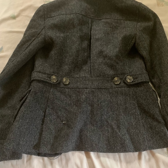 GAP Charcoal Herringbone Blazer - Picture 3 of 4